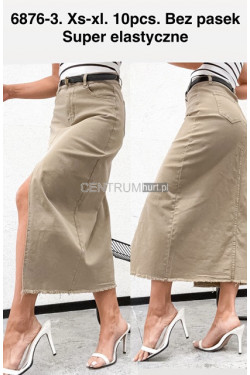 Spódnica jeansowa damska (XS-XL) 6876-3