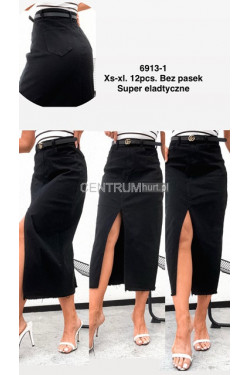 Spódnica jeansowa damska (XS-XL) 6913-1