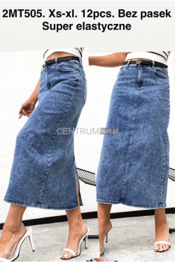 Spódnica jeansowa damska (XS-XL) 2MT505