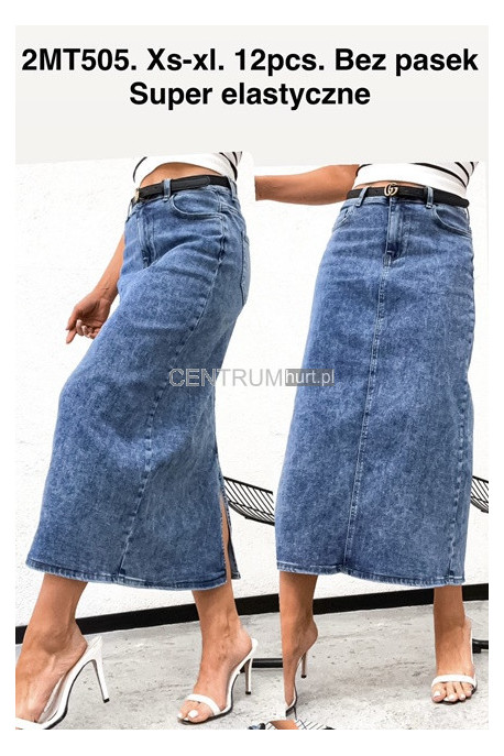 Spódnica jeansowa damska (XS-XL) 1