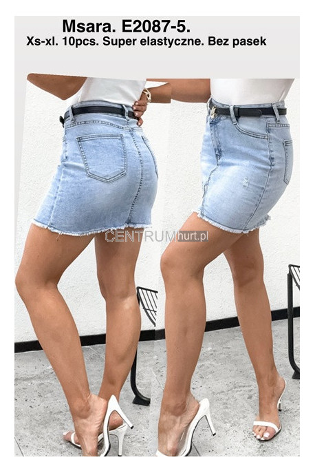 Spódnica jeansowa damska (XS-XL) 2