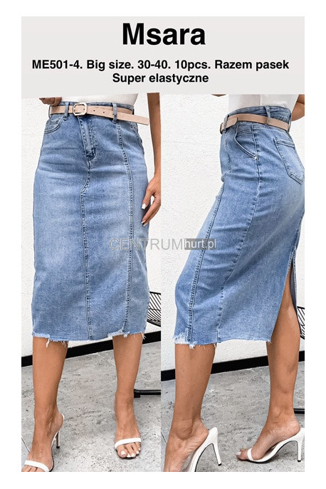 Spódnica jeansowa damska (XS-XL) 2
