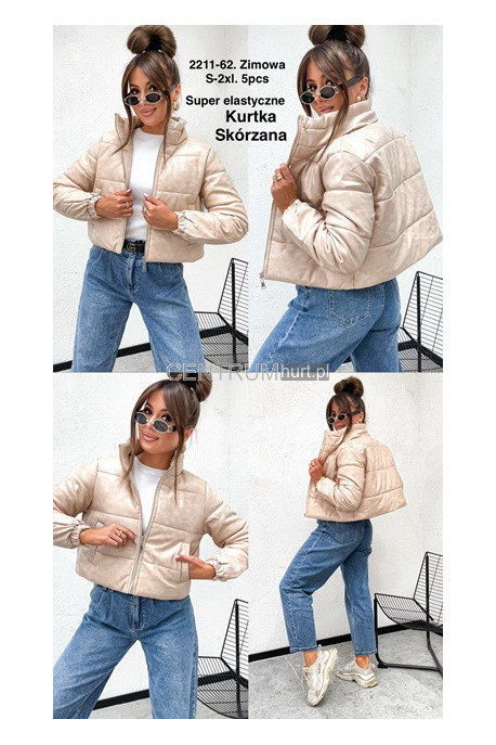 Kurtki skórzane damskie (S-2XL) 1