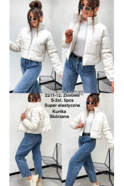 Kurtki skórzane damskie (S-2XL) 2211-12