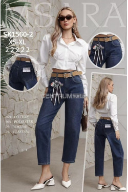Jeansy damskie (XS-XL) SK1560-2