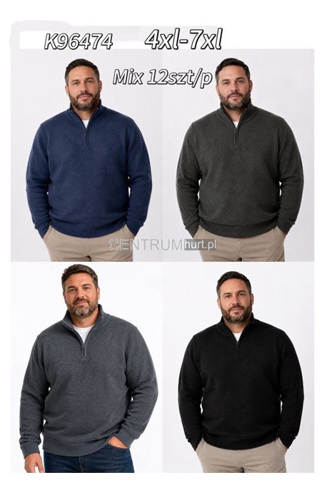 Sweter męski (4XL-7XL) 1