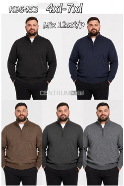 Sweter męski (4XL-7XL) K96453