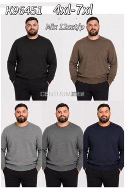 Sweter męski (4XL-7XL) K96451