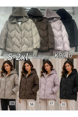 Kurtki damskie przejściowe (S-2XL) K9610-56