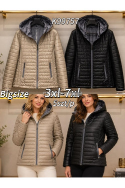 Kurtki damskie przejściowe (3XL-7XL) K99757