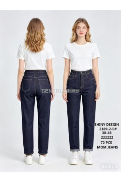 Jeansy damskie (38-48) 2189-2B