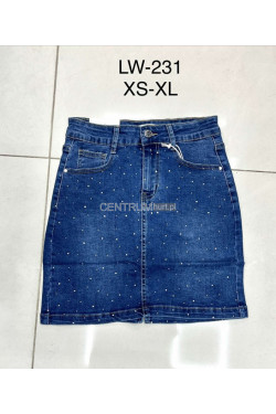 Spódnica jeansowa damska (XS-XL) LW-231