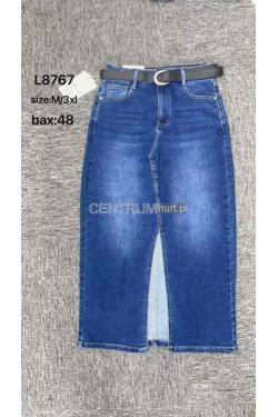 Spódnica jeansowa damska (M-3XL) L8767