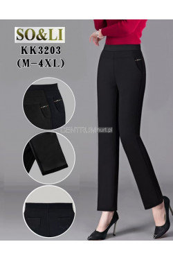 Spodnie damskie (M-4XL) KK3203