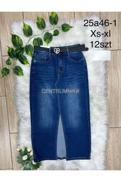 Spódnica jeansowa damska (XS-XL) 25A46-1