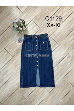 Spódnica jeansowa damska (XS-XL) C1129