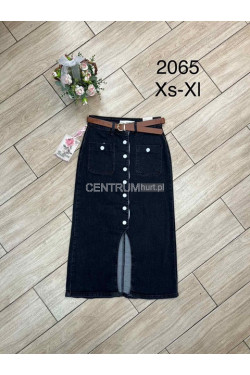 Spódnica jeansowa damska (XS-XL) 2065