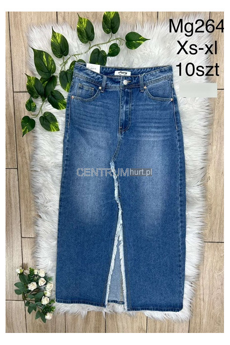 Spódnica jeansowa damska (XS-XL) 2