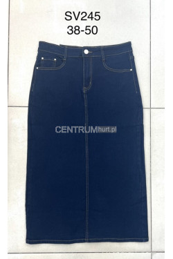 Spódnica jeansowa damska (38-50) SV245