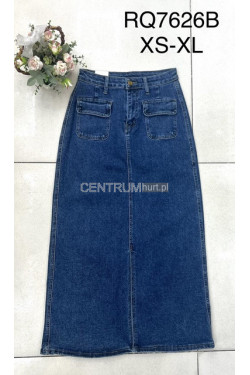 Spódnica jeansowa damska (XS-XL) RQ7626B