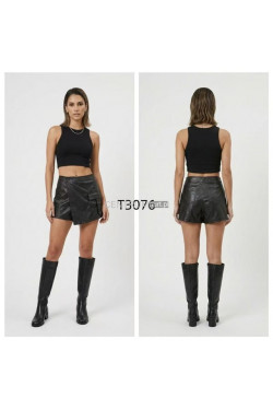 Spódnica skórzana damska (XS-XL) T3076