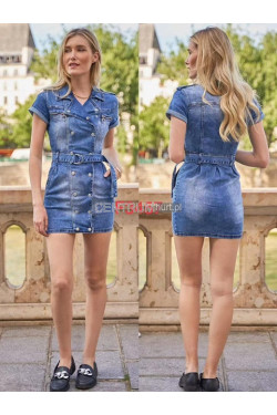 Sukienka jeansowa damska (XS-XL) F3457