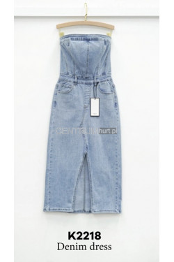 Sukienka jeansowa damska (XS-XL) K2218