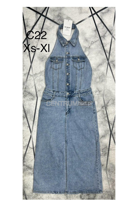 Sukienka jeansowa damska (XS-XL) 2