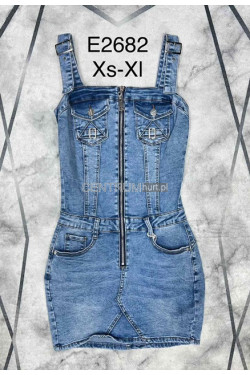 Sukienka jeansowa damska (XS-XL) E2682