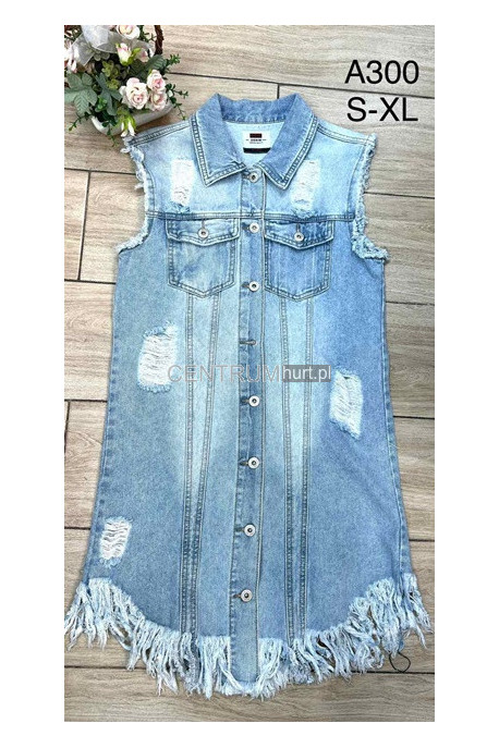 Sukienka jeansowa damska (S-XL) 2