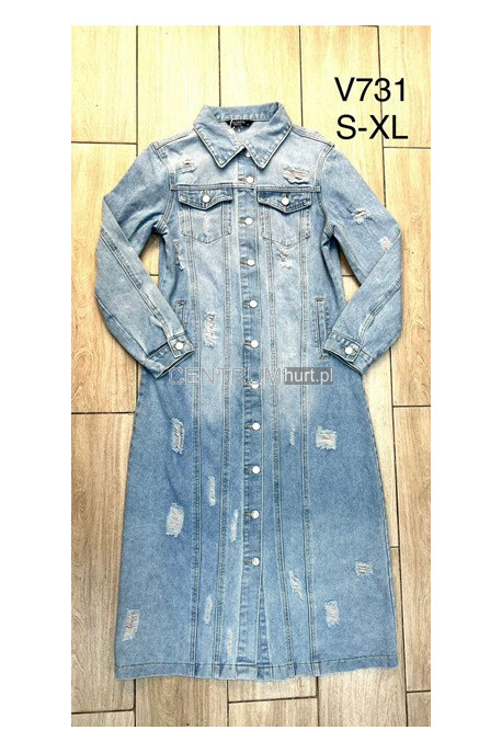 Sukienka jeansowa damska (S-XL) 2