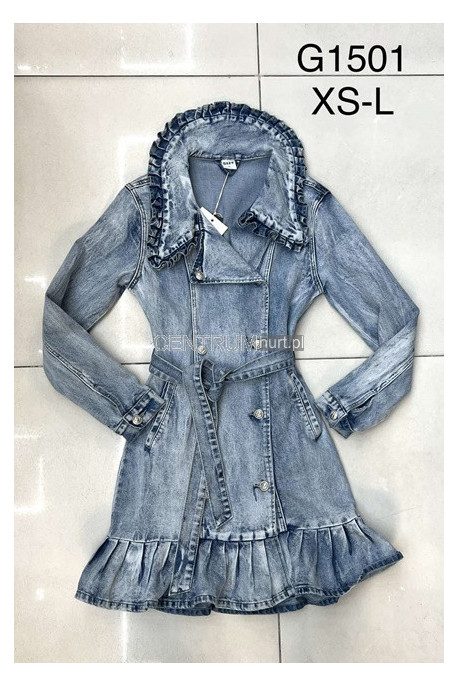 Sukienka jeansowa damska (S-XL) 2