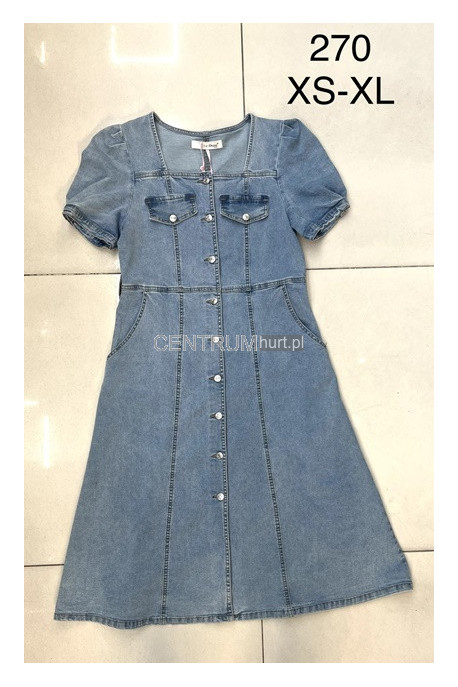 Sukienka jeansowa damska (S-XL) 2