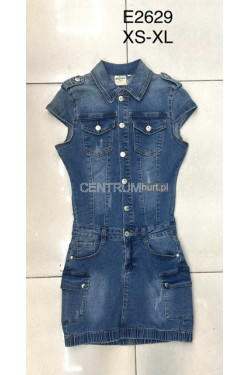 Sukienka jeansowa damska (XS-XL) E2629