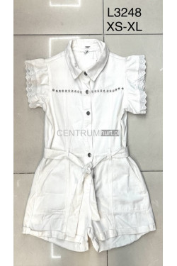 Kombinezon jeansowe damskie (XS-XL) L3248