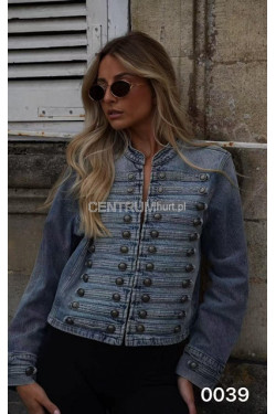 Kurtka jeansowa damska (XS-XL) 0039