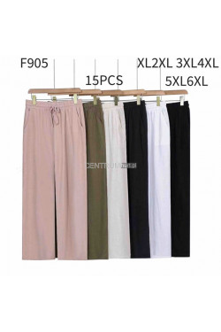 Spodnie damskie (XL-6XL) F905
