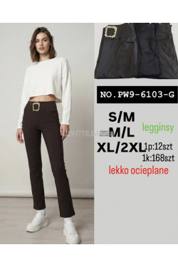 Spodnie damskie (S-2XL) PW9-6103-G