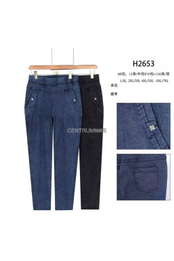 Spodnie damskie (L-7XL) H2653