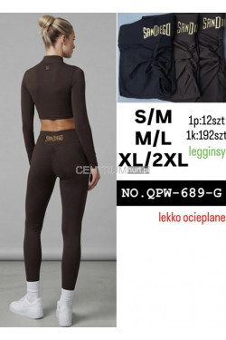 Leginsy damskie (S-2XL) QPW-689-G
