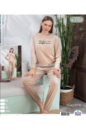 Piżama damski welur (M-2XL) 1