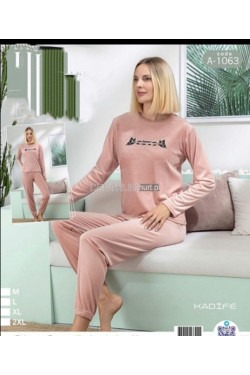 Piżama damski welur (M-2XL) A-1063