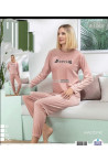 Piżama damski welur (M-2XL) 1