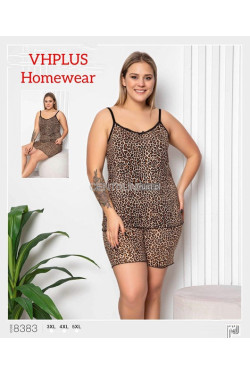 Piżama damski (3XL-5XL) 8383
