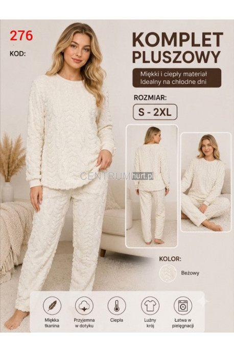 Piżama damski grupy polar (S-XL) 1