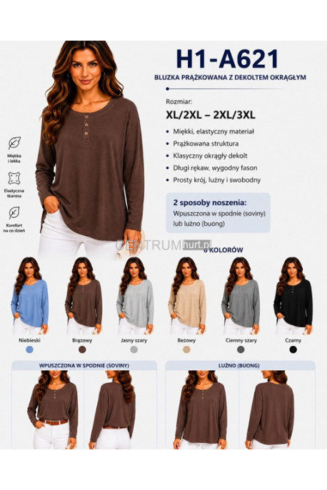 Bluzka damska (XL-3XL) A6