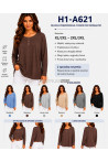 Bluzka damska (XL-3XL) A6