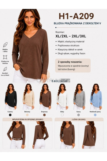 Bluzka damska (XL-3XL) A6