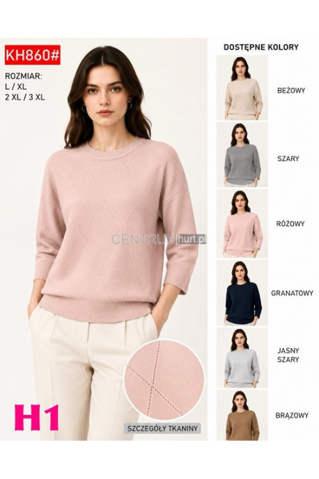 Sweter damski (L-3XL) KH8