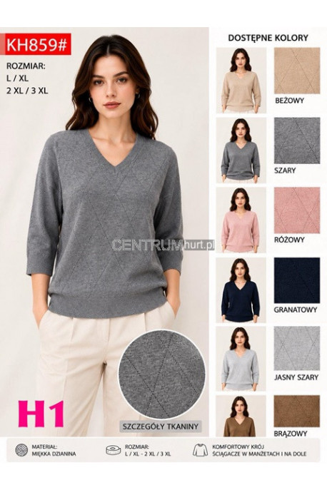 Sweter damski (L-3XL) KH8